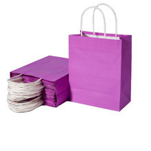 Custom luxurey colour logo printing shopping gift paper bag